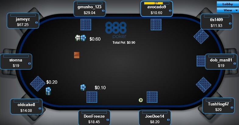 турниры на 888
